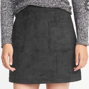 Old Navy faux suede skirt - Navy